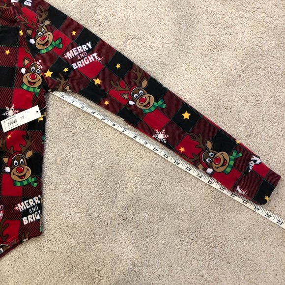 NWT No Boundaries Women's "Merry & Bright" Christmas Plush Pullover Hoodie - Picture 12 of 14